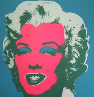 MARILYN MONROE PINK AND TURQUOISE