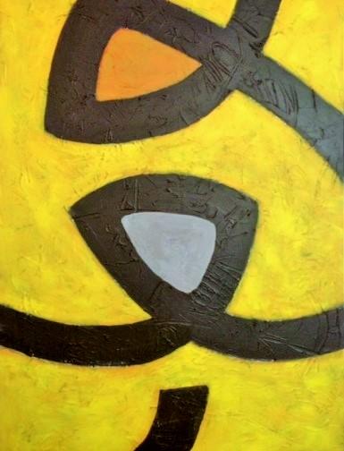ABSTRACT STUDY IN YELLOW - SOLD